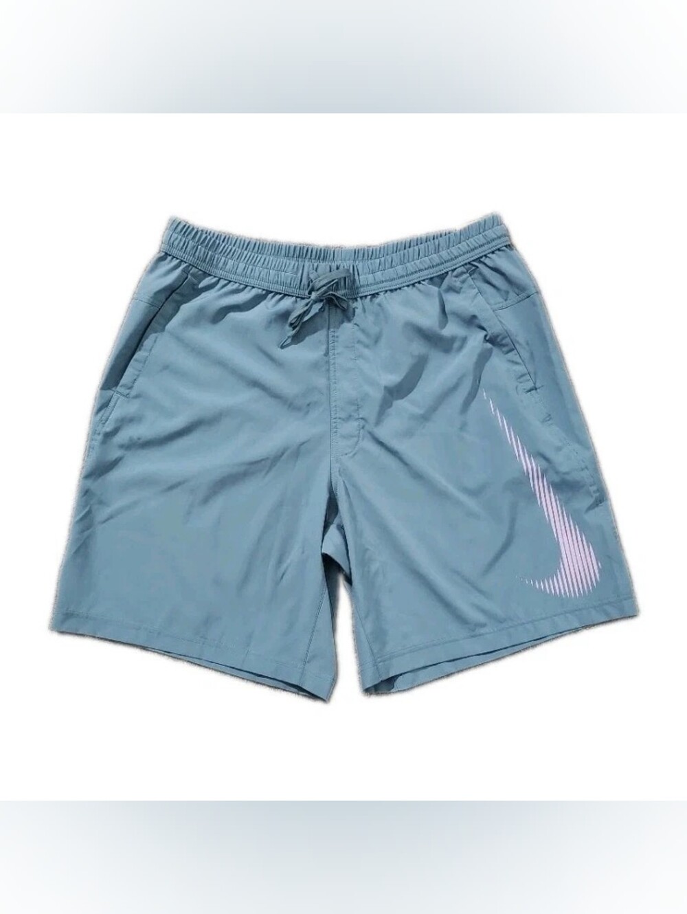 Nike Form Men's Dri-FIT Smoky Blue Versatile Shorts Size Large